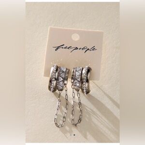 Free People - Fortress Hoops NWT